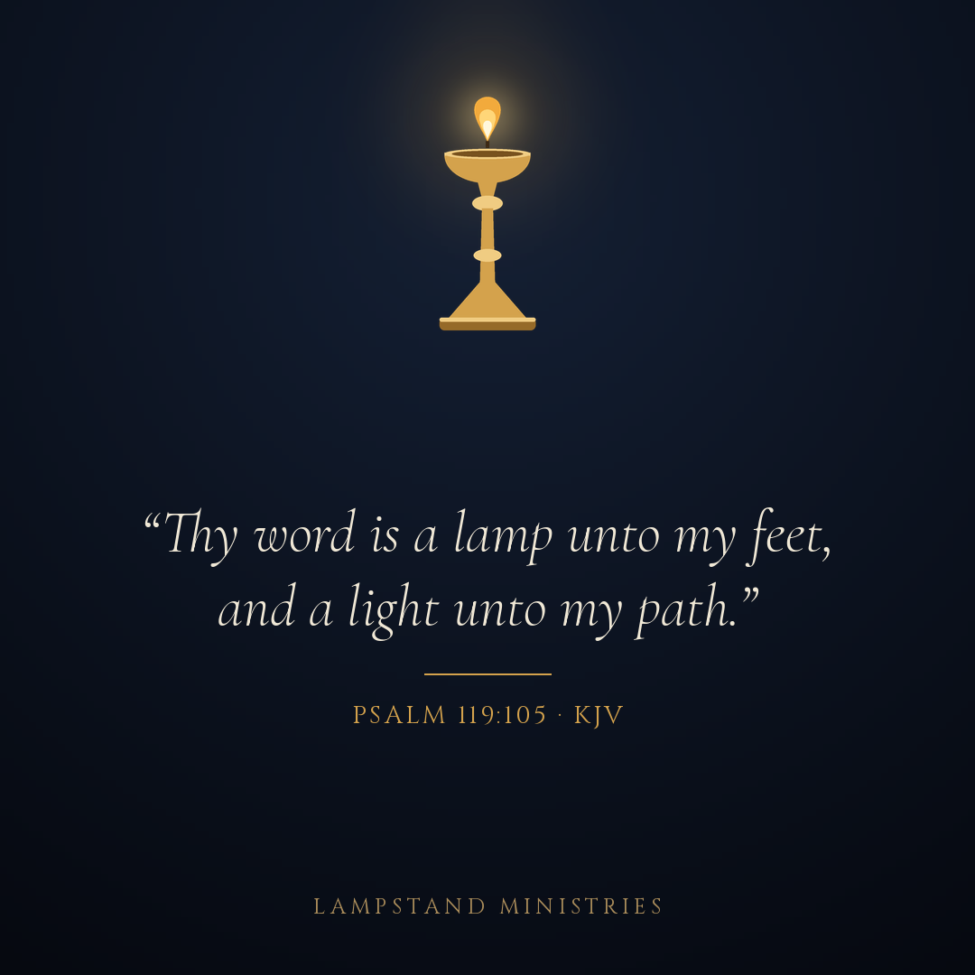 Psalm 119:105 verse art