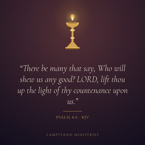 Psalm 4:6 (KJV) verse art
