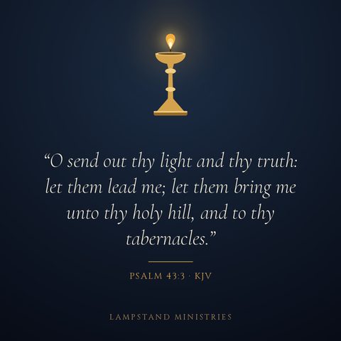 Psalm 43:3 (KJV) verse art