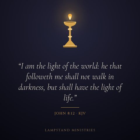 John 8:12 (KJV) verse art